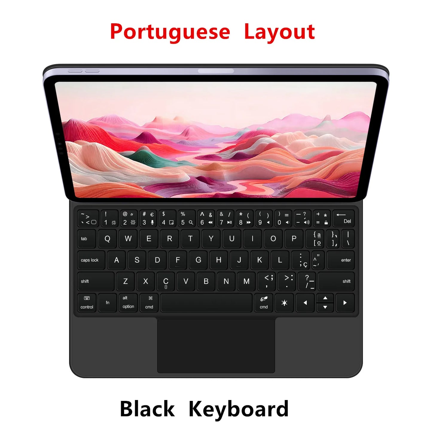 Backlight Magic Keyboard Case for iPad Pro 11/13 & iPad Air 11/13 Inch (2024) – M4/M2 Smart Folio Cover