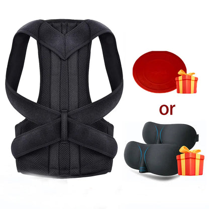 Back Posture Corrector Belt — Shoulder Support & Spine Brace for Upper & Lower Back Pain Relief | Clavicle Posture Vest