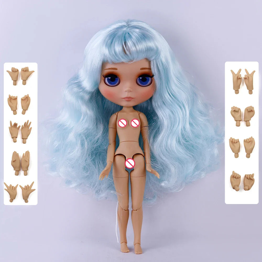ICY DBS Blyth 1/6 Joint Doll – 30cm Tan Skin Matte Face BJD Girl Doll Toy Gift