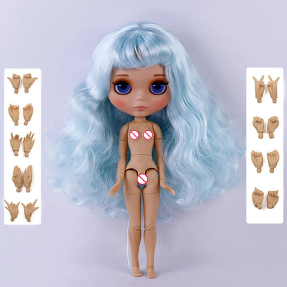 ICY DBS Blyth 1/6 Joint Doll – 30cm Tan Skin Matte Face BJD Girl Doll Toy Gift