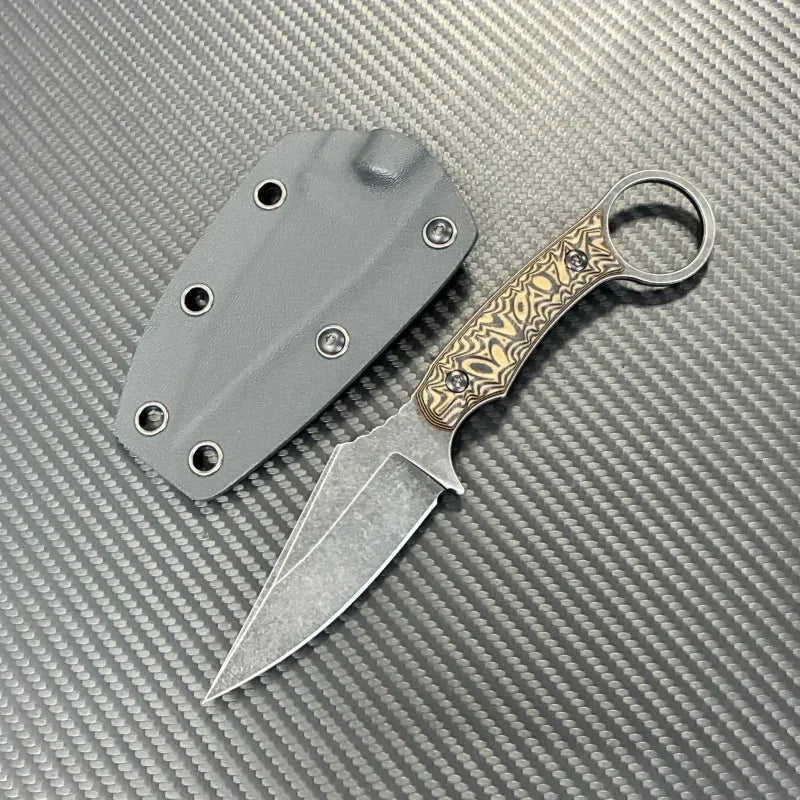 Compact Outdoor Survival Knife - High Hardness Full Steel Camping & Adventure Knife