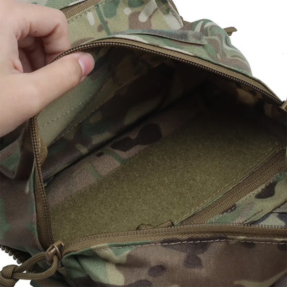 V5 FCPC Tactical Vest Backplate – Military Airsoft Hunting Plate Carrier with Sub-Package, Double Mag & Sundries Pouch