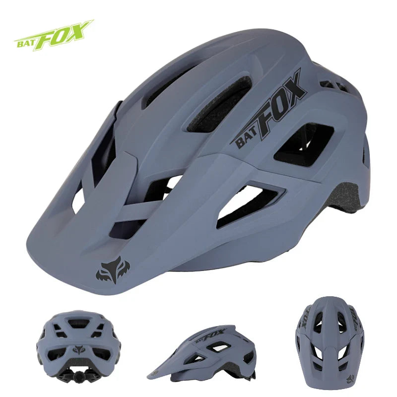 BATFOX Mountain Bike Cycling Helmet for Men – Lightweight MTB Bicycle Safety Helmet for Road & Trail Riding