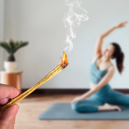 Palo Santo Natural Incense Sticks – High-Oil Aroma for Long-Lasting Yoga, Buddha & Aromatherapy Home Use