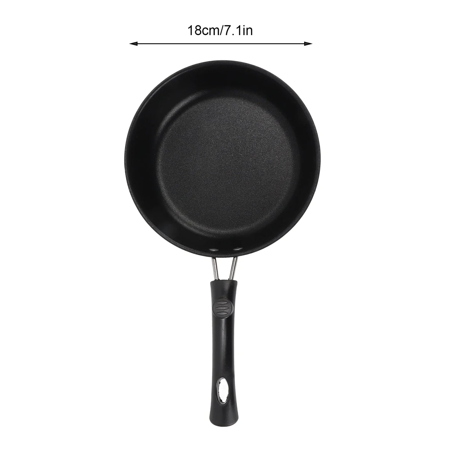 12–20cm Mini Non-Stick Frying Pan – Thickened Stainless Steel Skillet for Gas & Induction Cooking