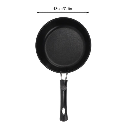12–20cm Mini Non-Stick Frying Pan – Thickened Stainless Steel Skillet for Gas & Induction Cooking
