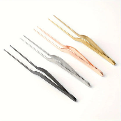 Stainless Steel Cake Decorating Tweezers – Food Grade Pastry Chef Tongs for Baking, Plating & Kitchen Precision Tools