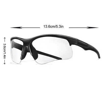 Photochromic Cycling Sunglasses – UV Protection Sports Eyewear for Men & Women | Windproof MTB Bike, Running & Outdoor Sun Glasses