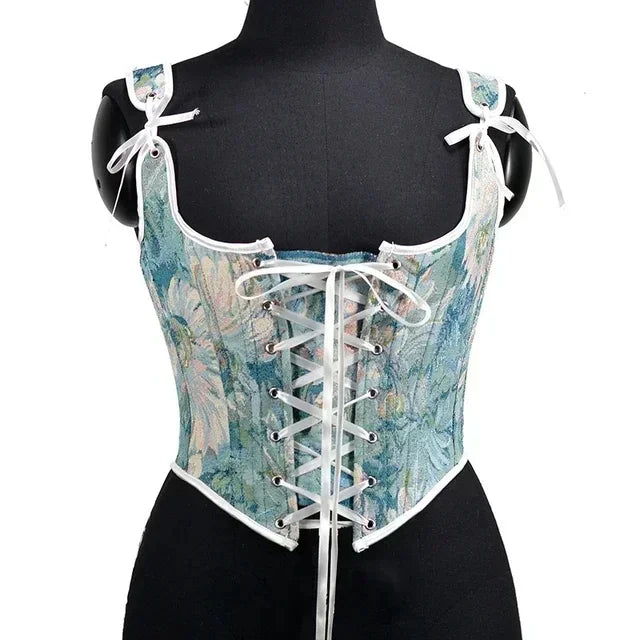 Sexy Lolita Underbust Corset – Slimming Bandage Bustier Top for Women Lingerie & Elegant Streetwear