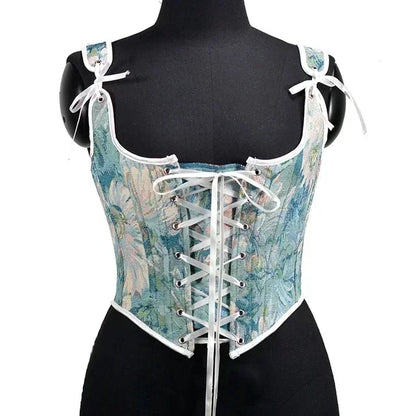 Sexy Lolita Underbust Corset – Slimming Bandage Bustier Top for Women Lingerie & Elegant Streetwear