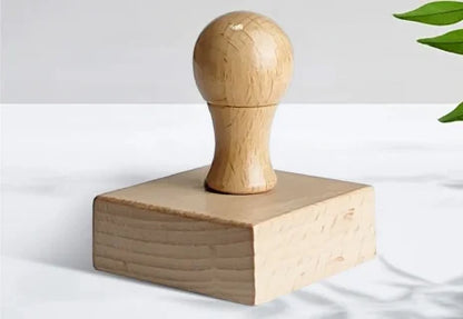 Personalized Custom Wooden Stamp – Wedding Seal, Logo Stamp for Invitations, Stationery, Name & Business Branding