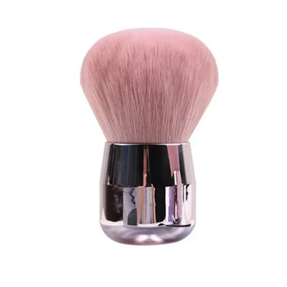 Professional Mushroom Nail Brush - Round Gel Dust Cleaning Brush for Manicure & Makeup