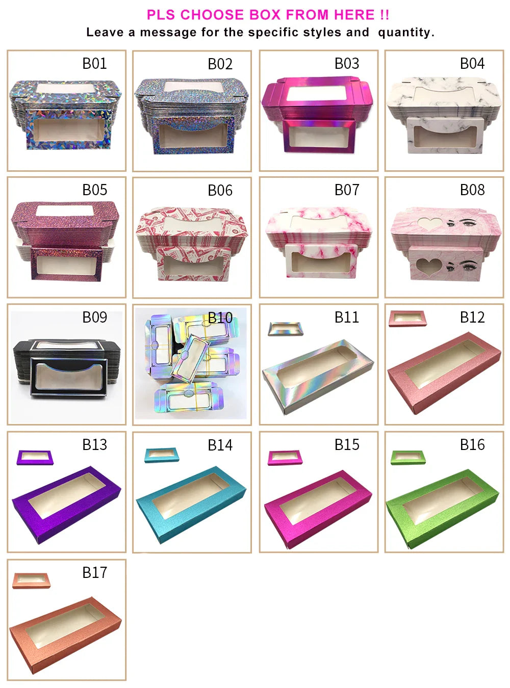 Custom Eyelash Packaging Boxes –  25mm Mink Lash Cases (10–100 pcs) Marble Design with Logo Printing Option