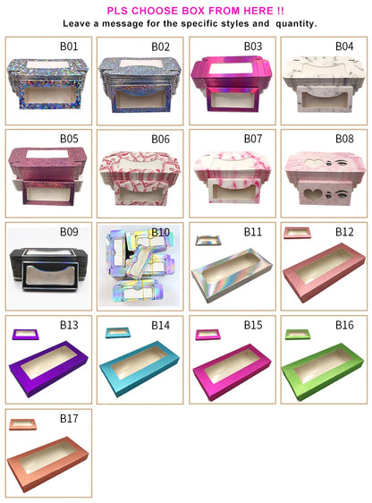Custom Eyelash Packaging Boxes –  25mm Mink Lash Cases (10–100 pcs) Marble Design with Logo Printing Option