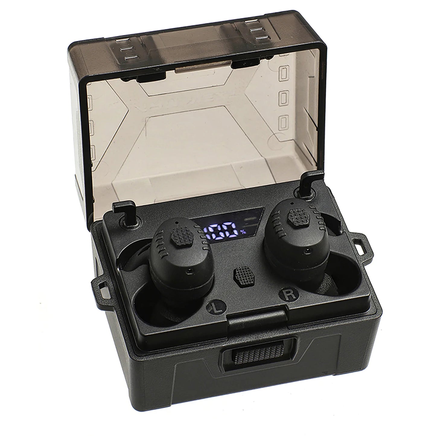 ARM NEXT E30 Tactical Bluetooth Headset – Electronic Noise-Cancelling Earplugs NRR27dB for Shooting