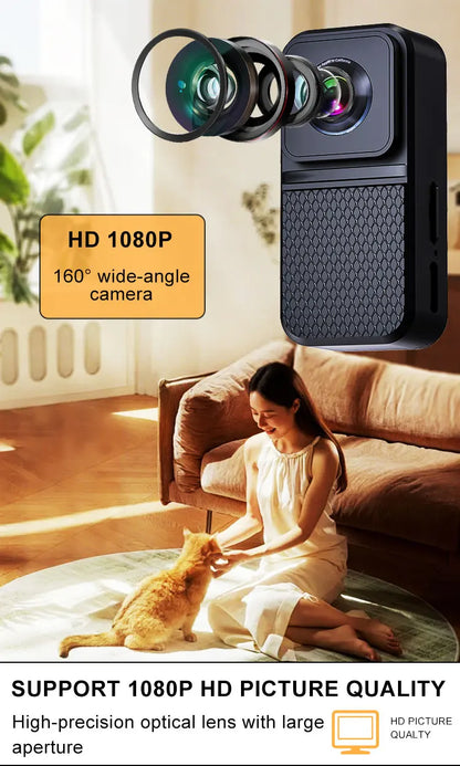 BORME HD 1080P Pet Camera – Wireless Collar Camera for Dogs and Cats, No WiFi Needed, Video Recording, Perfect Birthday Gift