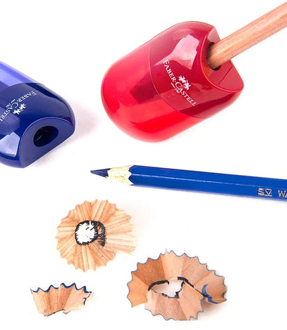 Double & Single Hole Transparent Pencil Sharpener – Creative Pen Knife for Kids & Students, School Supplies