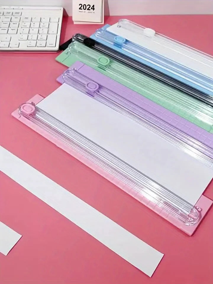 Portable A3/A4 Paper Cutter Trimmer – Manual Cutting Tool for School, Home, and Office, Durable Plastic Design