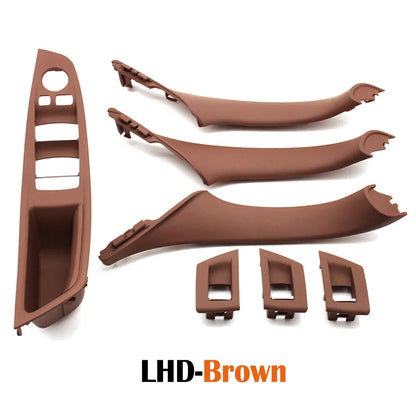 LHD/RHD Car Interior Door Armrest Handle Set | Beige, Black, Brown, Oyster for BMW 5 Series F10 F11 523i-530i