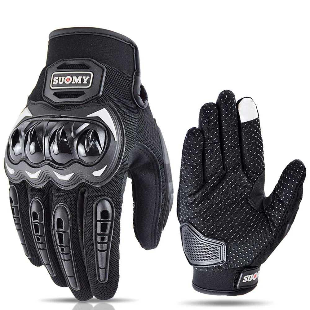 Suomy Motorcycle Gloves – Breathable Moto Gloves with Touch Screen for Racing, Riding, and Cycling – Summer Sports Protective Gear for Honda