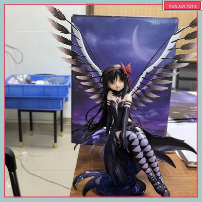 Puella Magi Madoka Magica Akemi Homura Figure – PVC Anime Girl Action Toy & GK Collectible Statue Gift