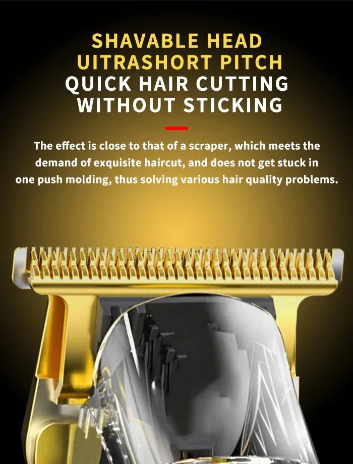 Kemei Hair Trimmer – Electric Razor & Foil Shavers, Professional Beard Trimmer for Men, Grooming Kit & Barber Clippers