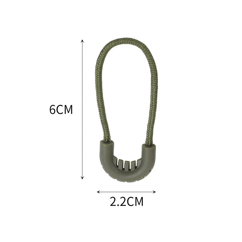Replacement Zipper Puller — Bag, Suitcase, Backpack & Tent Zip Slider Clips and Accessories