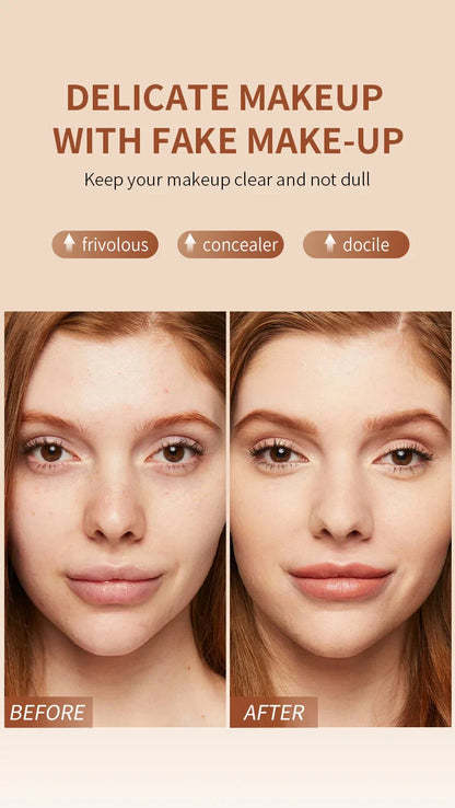 TVLV Eraser Foundation Stick with Brush – 20g Brightening Liquid Foundation & Long-Lasting Concealer
