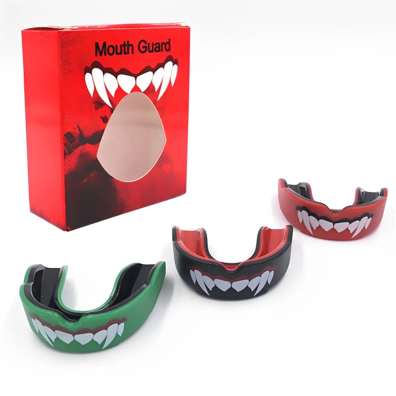 MMA Professional Boxing Mouthguard - Muay Thai Training Tooth Protection Set for Adults & Children’s Fighting