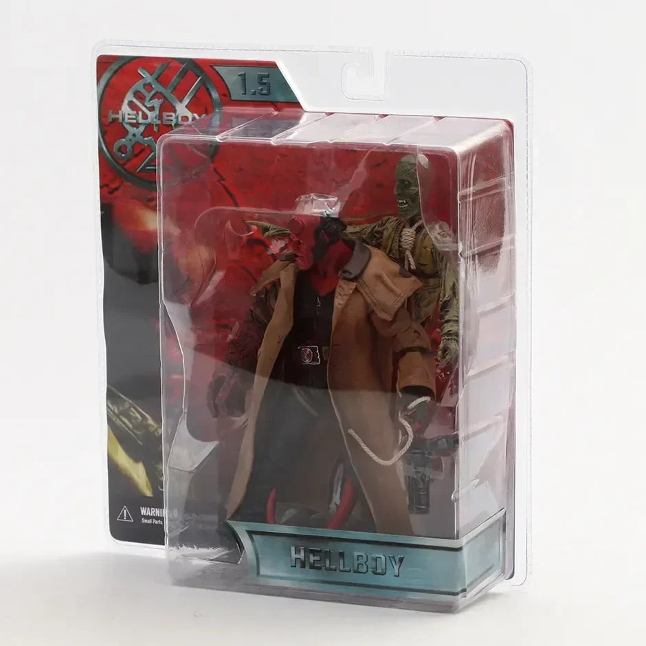 Mezco Hellboy 2004 Trenchcoat Variant — Collectible Action Figure Doll Toy