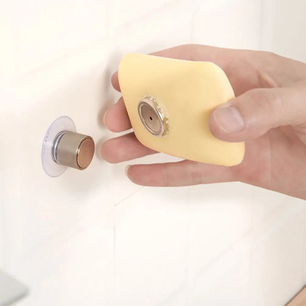 Magnetic Soap Dishes - Wall Mount Soap Holder Set (2/4/6 Sets) - Soap Racks and Savers with Random Patterns