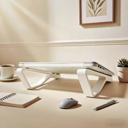 Adjustable Ergonomic Laptop Stand – Portable Height & Tilt Support for MacBook & PC, Minimalist Design
