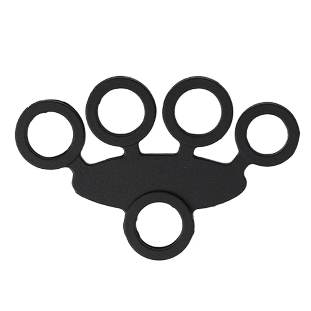 3-in-1 Silicone Finger Strengthener – Elastic Hand Grip Trainer & Guitar Finger Exerciser for Hand Therapy