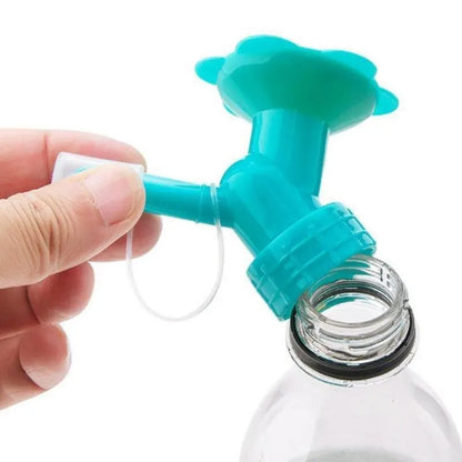 2-in-1 Sunflower Automatic Watering Nozzle - Gardening Beverage Bottle Waterer for Succulent Irrigation