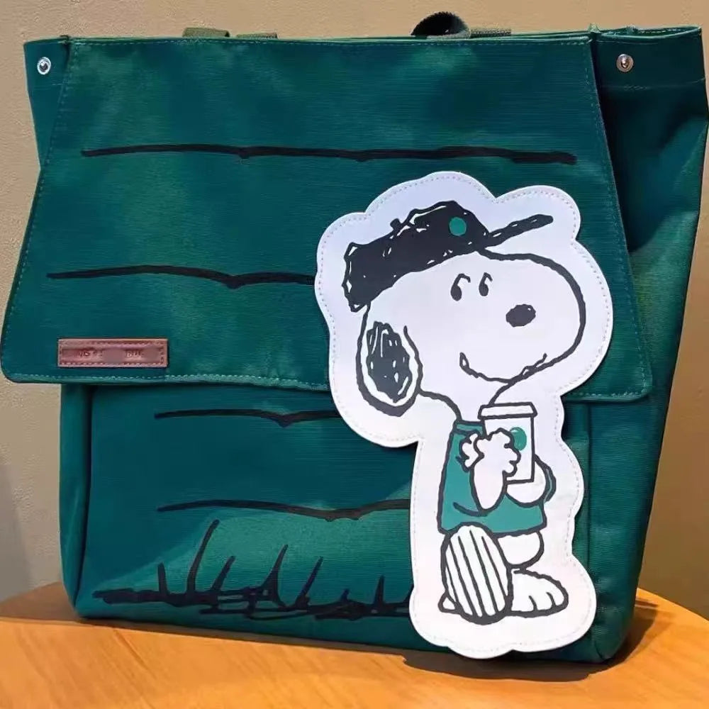 New Snoopy Tote Bag | Large Capacity Casual Shoulder Bag for Girls, Travel & Everyday Use