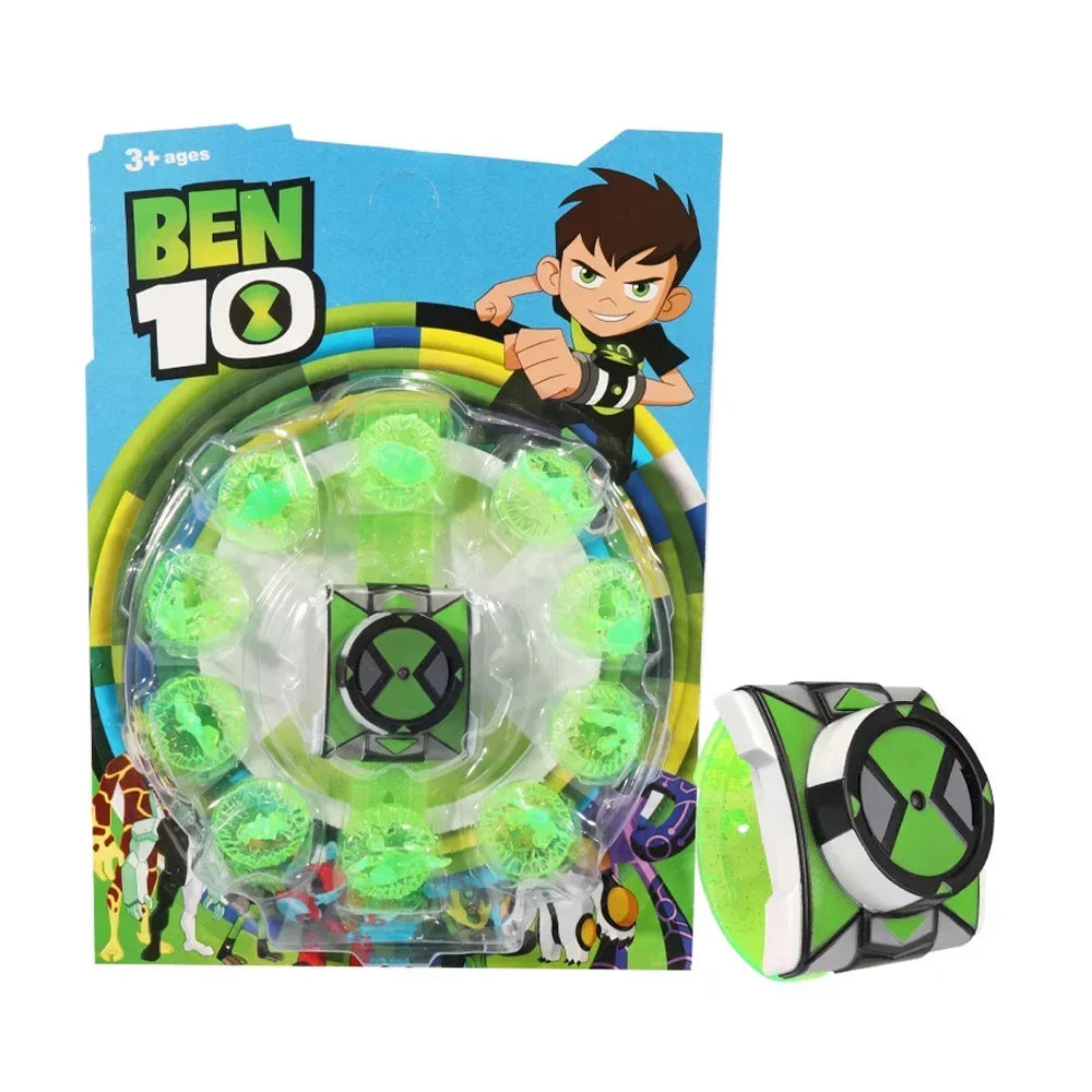 Omnitrix BEN10 Action Figure – Ben Tennyson Projection Watch with Sound & Light, Kids’ Smart Toy Gift
