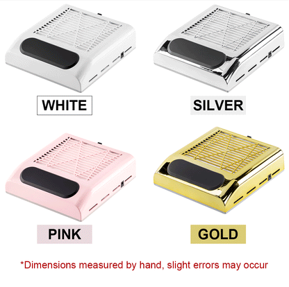 Nail Dust Collector – Powerful Manicure Vacuum Cleaner with Filter, Nail Extractor Fan for Nail Art Tools