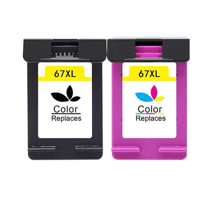 HP 67XL Compatible Ink Cartridge – High Yield Replacement Ink for HP Envy 4140, 4152, 4155, 4158, 1225, 2732, 2752, 2774, 6052 & 6055 Printers