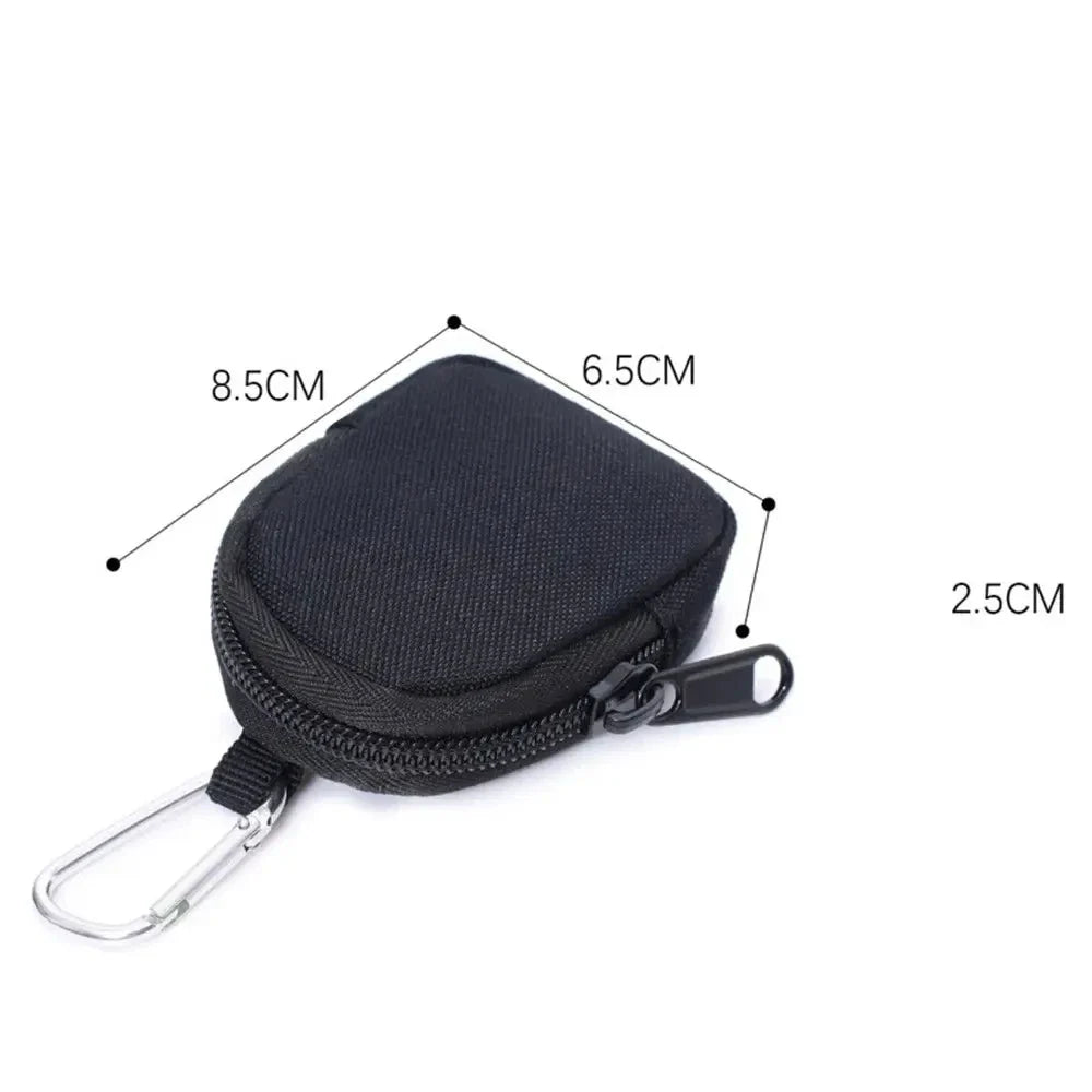 Tactical EDC Key Wallet Pouch – Zipper Coin Purse with Keychain Holder for Men, Outdoor Pocket Bag