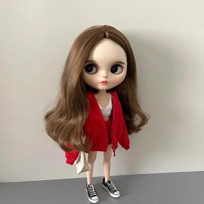 Blyth Doll Clothes — Sweater, Sports Hoodie, Jacket & Shorts for 1/6 Dolls