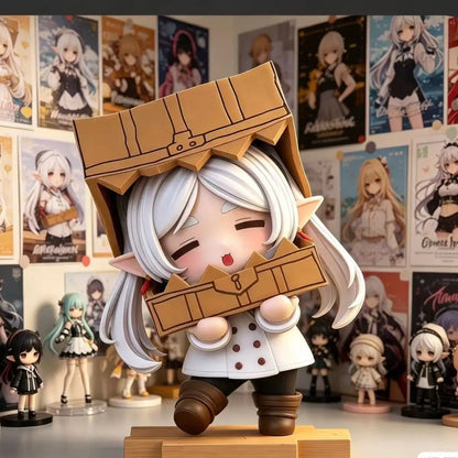 Frieren Q Version Figure - Cute Full-Color Anime Collectible Model for Fans and Display