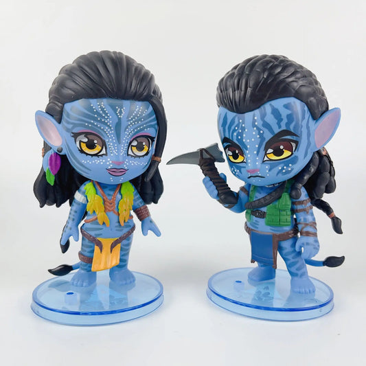 Avatar 2 Neytiri & Jake Sully PVC Figure Toys - 12cm Collectible Model