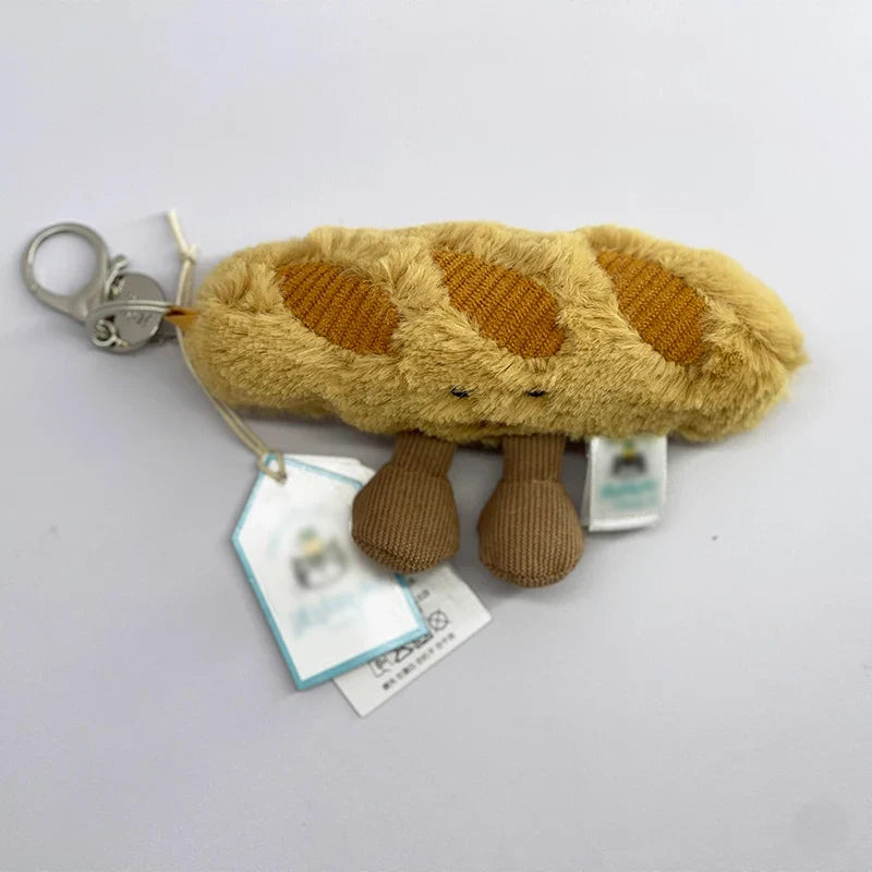 Cute Golf Ball Plush Keychain - Grape Jellyfish Hippo Elephant Bag Charm Mini Plush Toy Collection