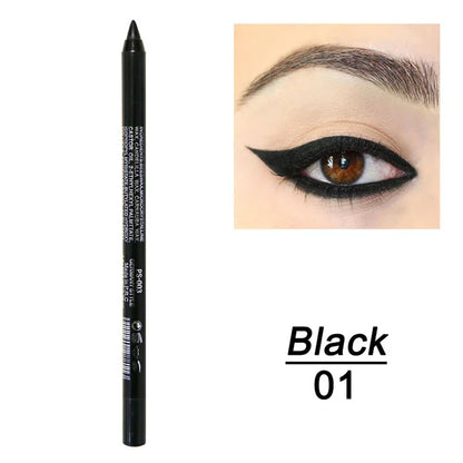 14 Color Metallic Eyeliner Pen – High Pigmented, Pearly Shimmer, Smokey & Punk Style, Long-Lasting & Waterproof