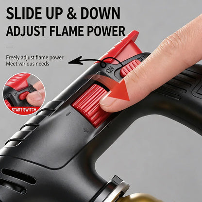Long-Tube Butane Torch - Extended Gas Blow Torch for Camping, BBQ and Soldering
