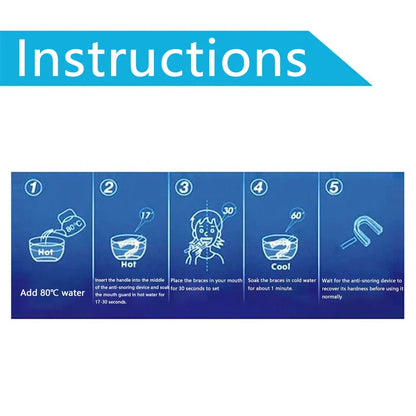 Anti-Snoring Mouth Guard for Bruxism & Sleep Apnea – Snoring Stopper and Teeth Protection Device