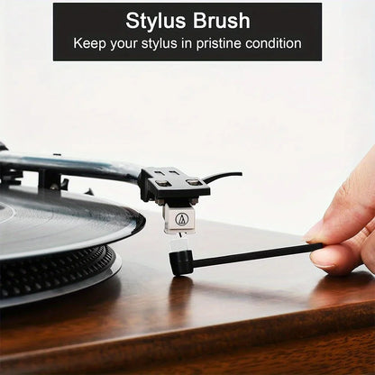 Vinyl Record Cleaning Kit — Anti-Static Brush & Cleaner for Turntables and Gramophones
