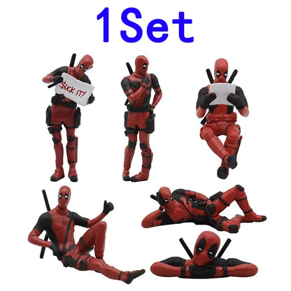 Deadpool & Wolverine Movie Figures – Cute Action Toy Dolls & Plush Decor for Kids’ Birthday Gifts