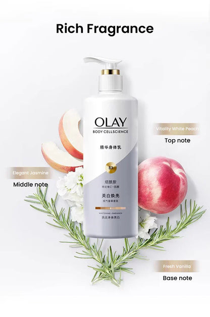 Olay Whitening & Moisturizing Body Cream – Vitamin C & B3 for Soft, Hydrated Skin (260/480ml)