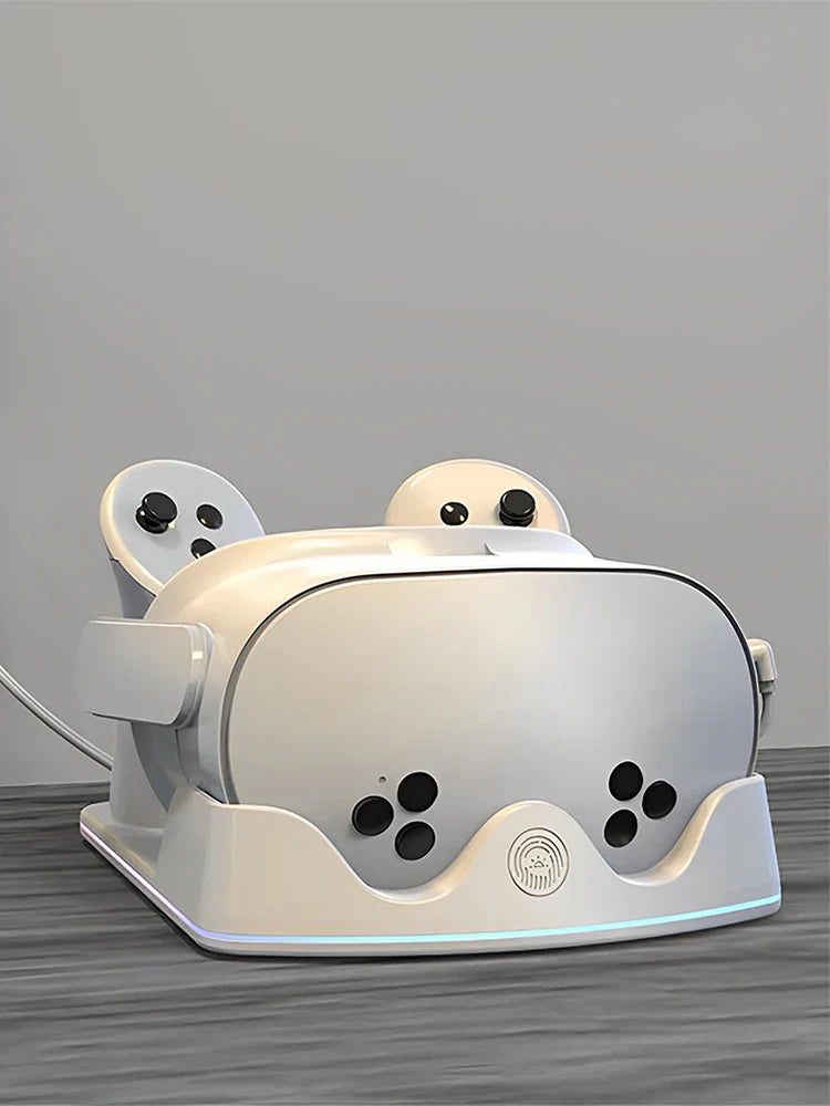 Charging Dock for Meta Quest 3S VR Headset – Fast Charging Station with RGB Light for Quest 3S, Quest 3 & Quest 2